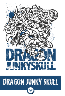 DRAGON JUNKY SKULL